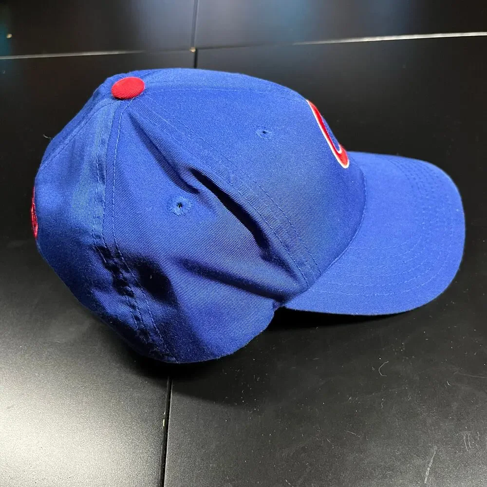 Vintage ANNCO‎ Chicago Cubs Blue SnapBack Hat Cap Preowned